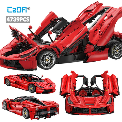 4739PCS Hypercar Building Blocks – Technical City Racing Car Toy for Kids