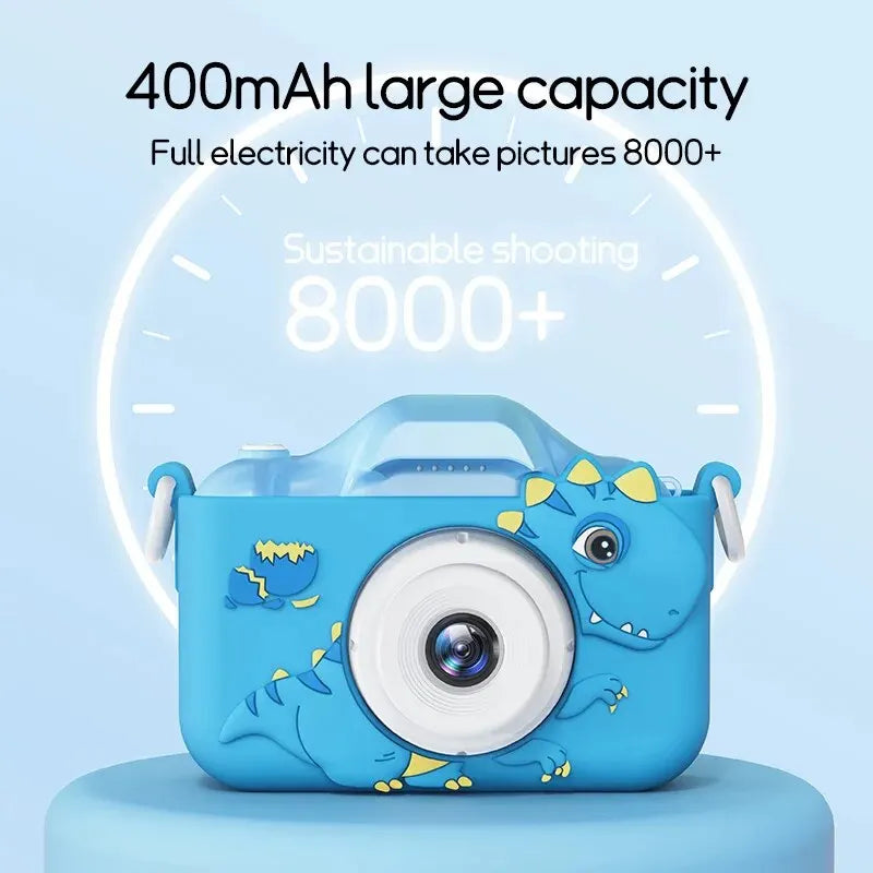 Digital Kids Camera Toy – Mini 1080P HD with 8X Zoom & Dual Lenses, Perfect Outdoor Photography Gift for Boys & Girls