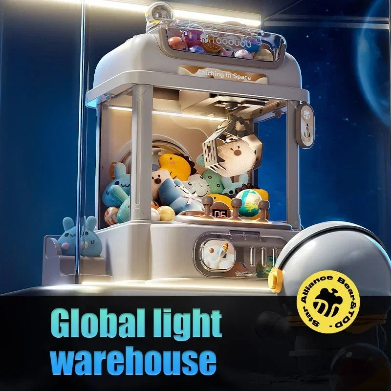 Electric Claw Machine Toy – 2.4G Capsule Drawing Doll Grabber for Kids, Fun Doll Catching Game for Girls