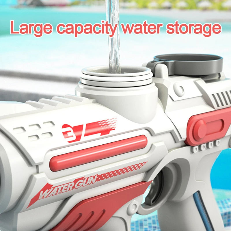 Electric Automatic High-Pressure Water Gun for Kids – Large-Capacity Outdoor Beach & Pool Toy, Perfect Summer Gift for Boys