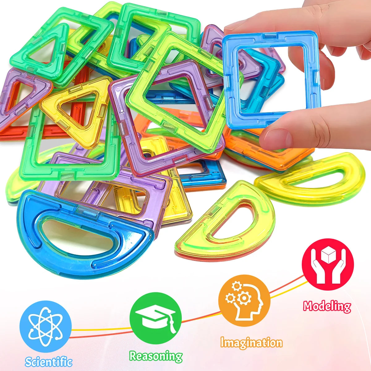 Big Magnetic Building Blocks – DIY STEM Construction Toys for Kids