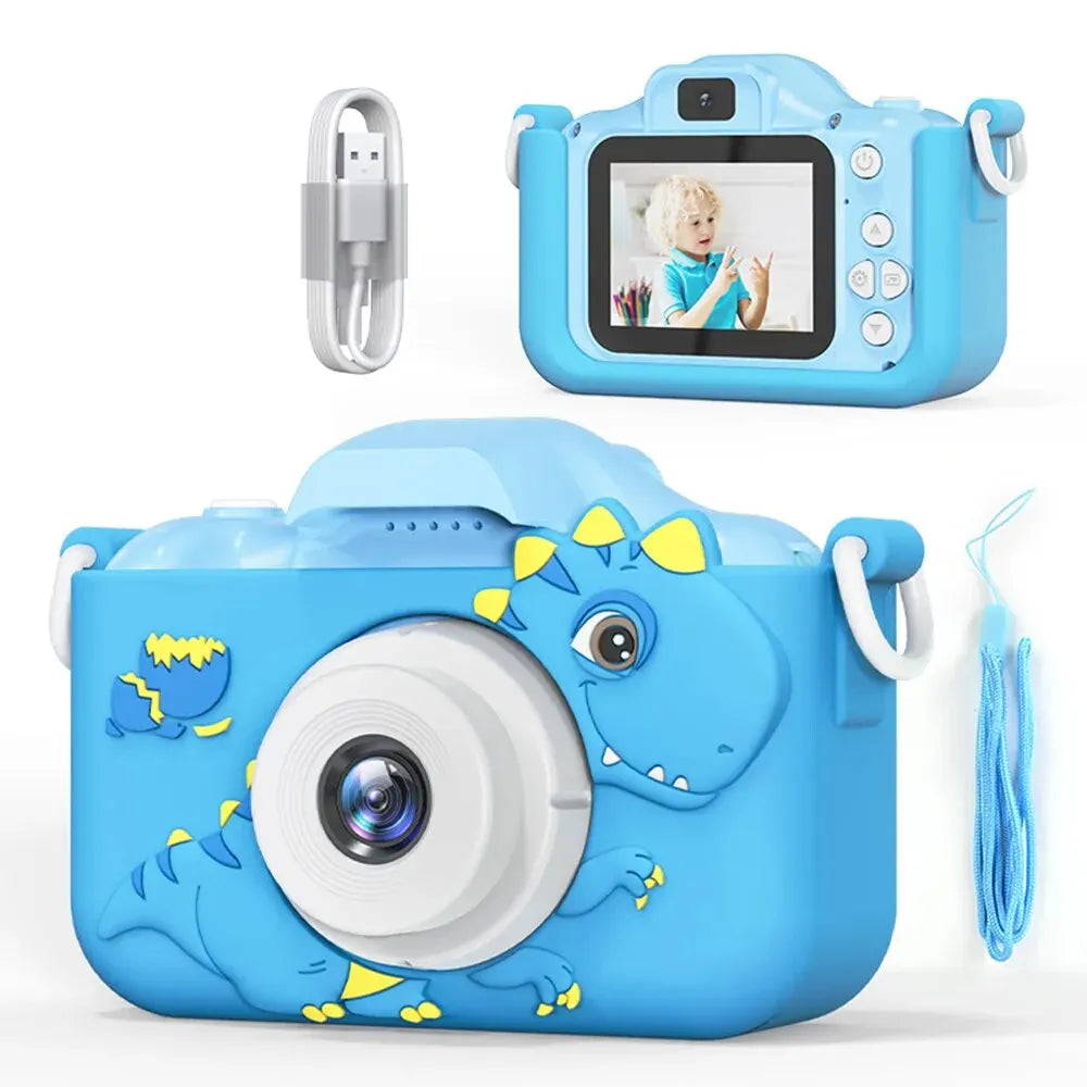Digital Kids Camera Toy – Mini 1080P HD with 8X Zoom & Dual Lenses, Perfect Outdoor Photography Gift for Boys & Girls