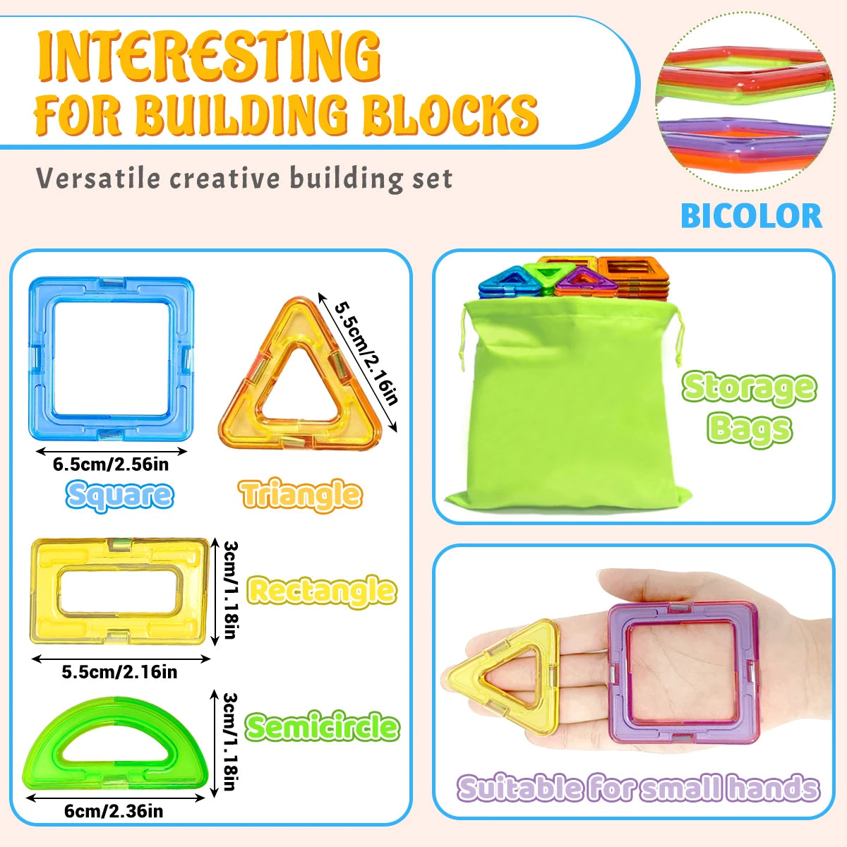 Big Magnetic Building Blocks – DIY STEM Construction Toys for Kids