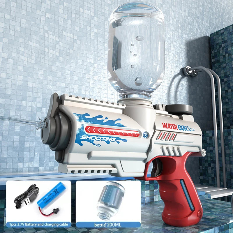 Electric Automatic High-Pressure Water Gun for Kids – Large-Capacity Outdoor Beach & Pool Toy, Perfect Summer Gift for Boys
