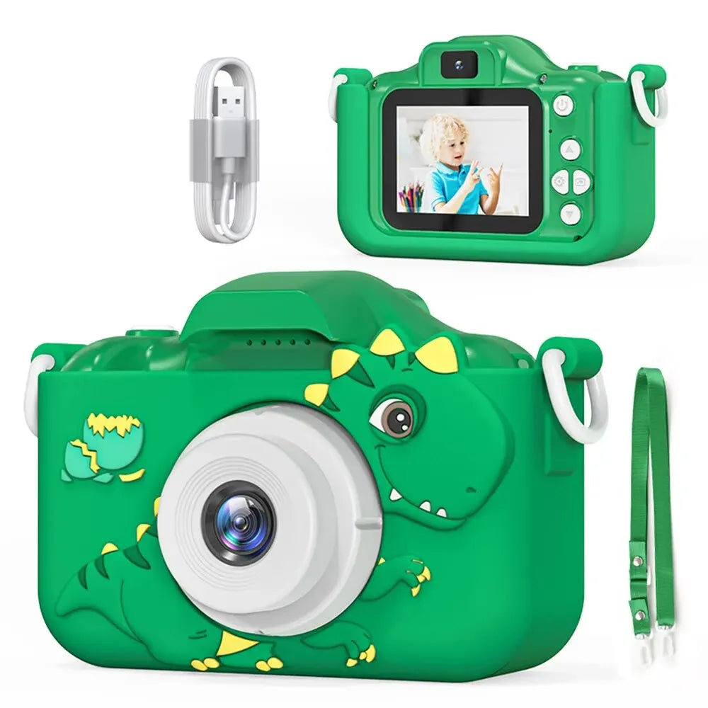 Digital Kids Camera Toy – Mini 1080P HD with 8X Zoom & Dual Lenses, Perfect Outdoor Photography Gift for Boys & Girls